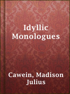cover image of Idyllic Monologues